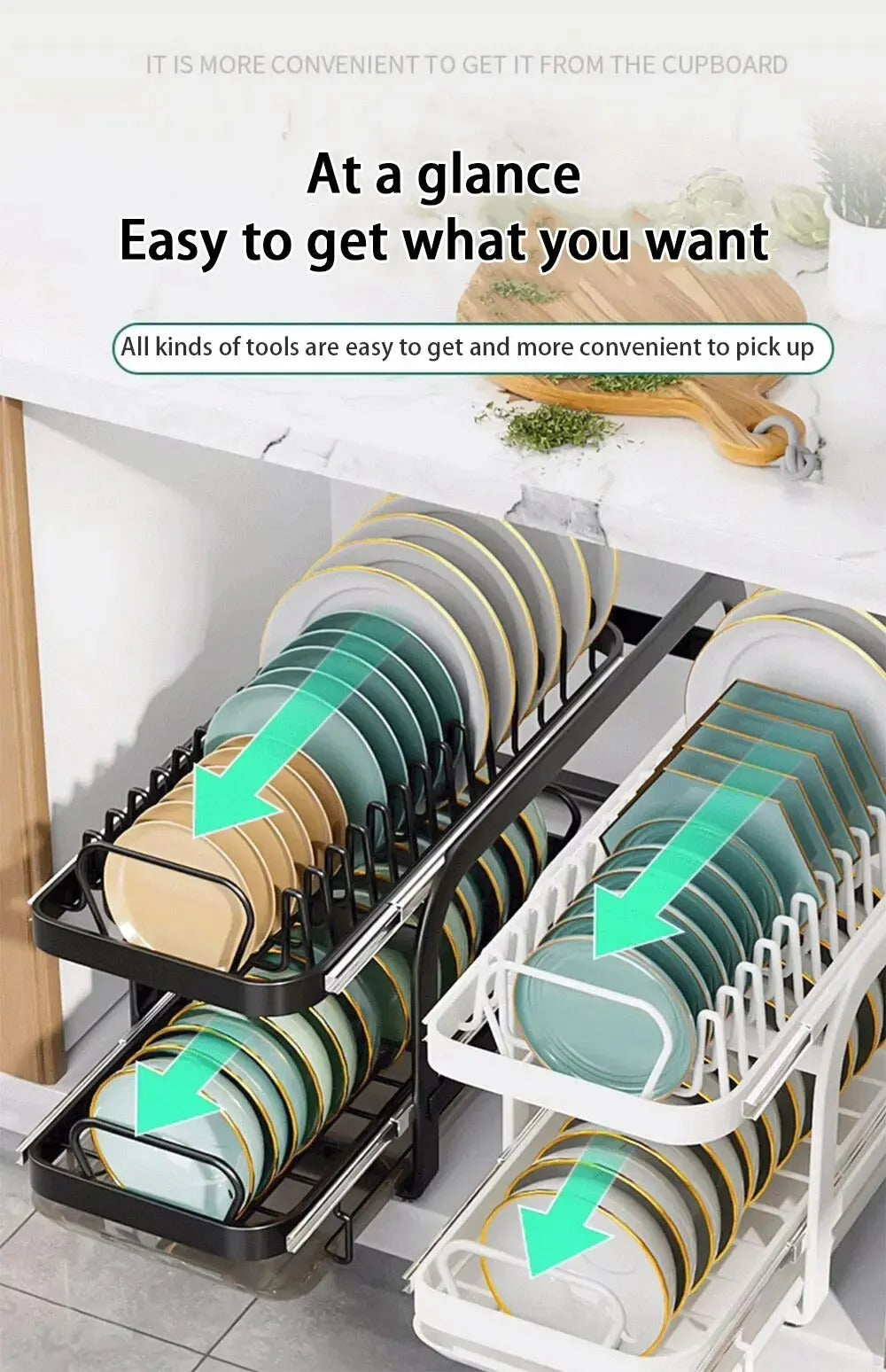 Transform Your Kitchen with the Multi-functional Kitchen Storage Rack